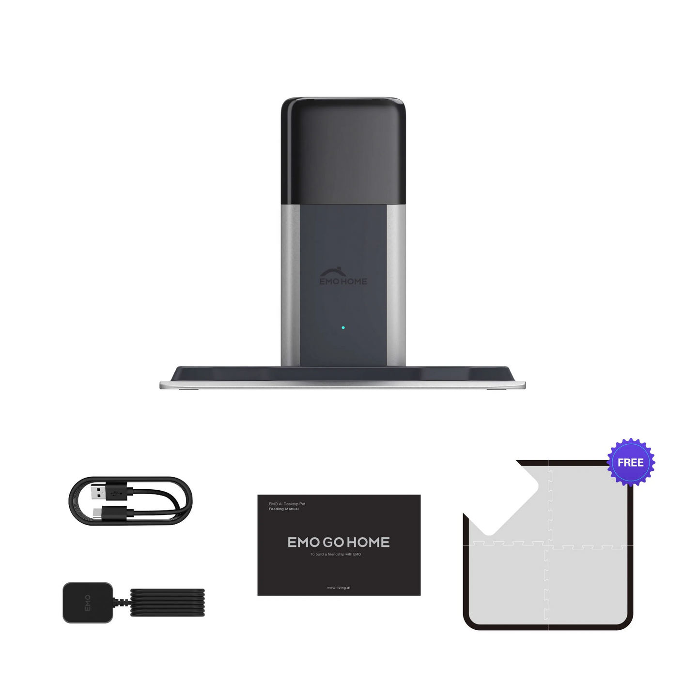 Станция за дома за EMO робот, зарядно док, Living.AI